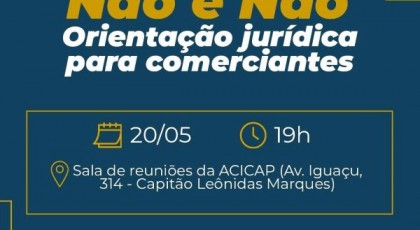 OAB e Acicap Mulher promovem palestra gratuita sobre a prevenção da violência contra a mulher em Capitão Leônidas Marques