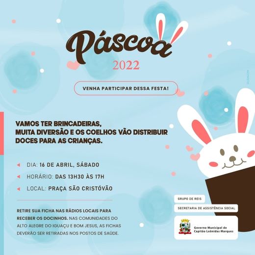 Evento de Páscoa 2018! 