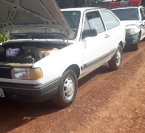 Veículo foi furtado e recuperado em Santa Lúcia